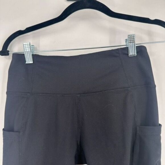 Baleaf Flyleaf 9" Tight-fitting Biking Athletic Shorts Small Phone Pockets Black - Picture 6 of 11